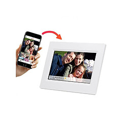 Cadre Photo Numérique Denver Electronics PFF-710B 7" 8 GB WIFI Blanc