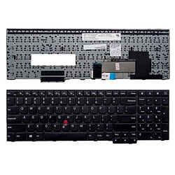 Wewoo Version américaine Clavier QWERTY pour ordinateur portable avec bâtons de pointage pour Lenovo IBM Thinkpad E550 / E555 / E550C 