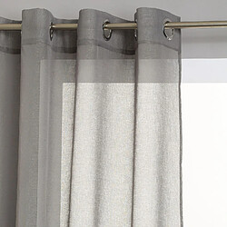 Atmosphera, Createur D'Interieur Voilage Etamine - 140 x 240 cm - Gris