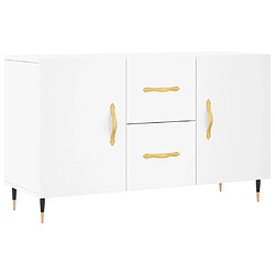 Maison Chic Buffet,Meuble de Rangement,commode pour salon,Cuisine blanc 100x36x60 cm bois d'ingénierie -MN70133