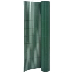 vidaXL Clôture de jardin double face 110x300 cm Vert