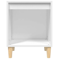 Acheter vidaXL Table de chevet Blanc 40x35x50 cm Bois d’ingénierie