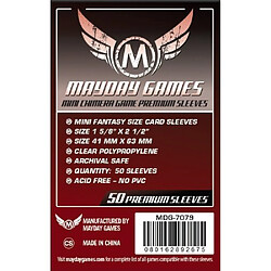 Mayday Games Pochettes de jeu de cartes Premium, rouges