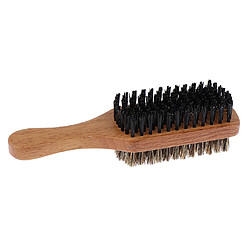 Acheter Brosse à Moustache à Barbe En Poils De Nylon Pour Hommes à 2 Côtés Avec Manche En Bois 3 Taille B