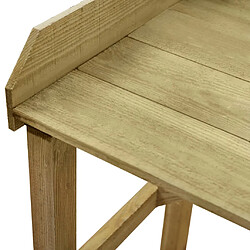 Acheter vidaXL Table de jardinière Bois de pin imprégné 75x40x90 cm