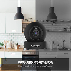 Acheter Universal 1080p 2MP 2MP Dome Mini IP Camera G43S WiFi sans fil Caméra de sécurité PTZ Cam IR Caméra de surveillance de nuit à domicile Surveillance de bébé | Caméras de surveillance