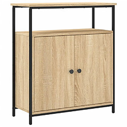 Maison Chic Buffet,Meuble de Rangement,commode pour salon,Cuisine chêne sonoma 70x30x80 cm bois d'ingénierie -MN81228