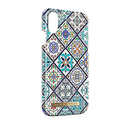 Coque iPhone X et XS Mosaic Résistante Ideal of Sweden multicolore