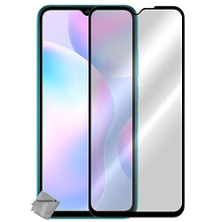 Htdmobiles Film de protection vitre verre trempe incurve integral pour Xiaomi Redmi 9A - NOIR Film de protection verre trempe incurve integral pour Xiaomi Redmi 9A - NOIR