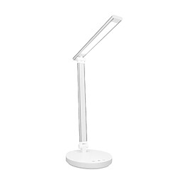 Universal Lampe de bureau à LED pliable avec port de recharge USB de 45 MN - Blanc (blanc)