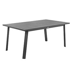 Avis Table extensible alu 10p graphite Pavane Hespéride - Noir graphite