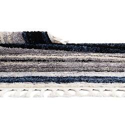 Hadorn Tapis shaggy 245x160 Bleu Frauenfeldnea pas cher