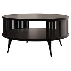 Bestmobilier Forini - table basse - noir - 75 cm