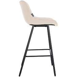 Non Tabouret de bar Weston velours