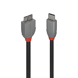 Lindy 36622 câble USB 2 m USB 3.2 Gen 1 (3.1 Gen 1) USB C Micro-USB B Noir