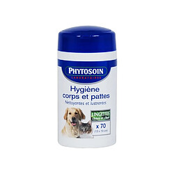 PHYTOSOIN lingettes corps et pattes chien et chat 