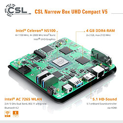 Acheter CSL-Computer Narrow Box Ultra HD Compact