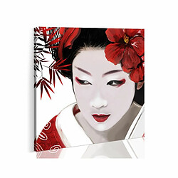 Paris Prix Tableau Imprimé Geisha Japonaise 40 x 40 cm