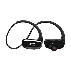 Écouteurs sans fil Casque Bluetooth IPX7 Étanche HD Stéréo Écouteurs Sport Anti-Transpiration pour Gymnase - Mémoire noire 16G