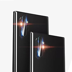 Wewoo 2PCS mocolo 0.15mm 9H 2.5D Round Edge lentille de caméra arrière en verre trempé Film pour Galaxy Note 10 