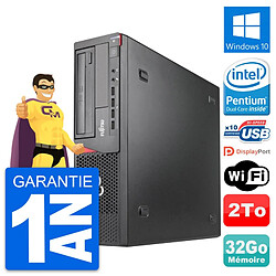 PC Fujitsu Esprimo E920 DT Intel G3220 RAM 32Go Disque 2To Windows 10 Wifi - Occasion