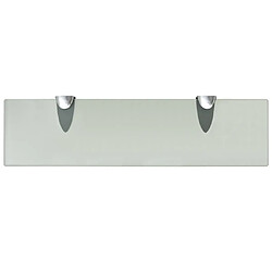 Acheter Maison Chic Lot de 2 Étagères murales,Étagère Rangement flottate Verre 40 x 10 cm 8 mm -MN53589