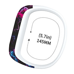 Wewoo Bracelet pour montre connectée Dragonne Sport en silicone avec motif Nébuleuse Garmin Vivofit JRTaille Petit Violet pas cher