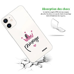 Avis Coque iPhone 12 mini souple transparente Princesse Couronne Motif Ecriture Tendance Evetane