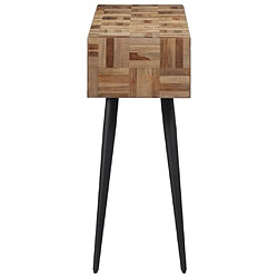 Avis Maison Chic Table console | Meuble d'entrée | Table d'appoint 110x34x80 cm teck de récupération massif -GKD85893