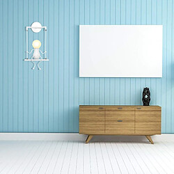 Stoex 3x Applique Murale Simple Poupée De Mode Balançoire Enfants Lampe Mur Moderne Gens Fer Salon Chambre Créative Lumière (