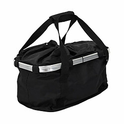 Paris Prix Panier Clipsable avec 2 Anses Vélo 42cm Noir