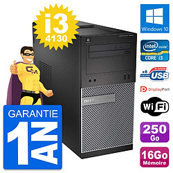 PC Tour Dell OptiPlex 3020 Intel i3-4130 RAM 16Go Disque 250Go Windows 10 Wifi · Occasion 