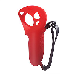 Housse de protection en silicone Grip Protective Cover pour poignée de jeu VR Accessoires pour Meta Quest Pro (Rouge)