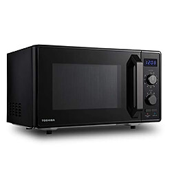 Toshiba MW2-AG23P (BK) Micro Ondes 1950W 23L Grill et Cuisson Combinée Pivotant avec Mémoire de Position Noir