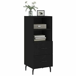 Avis Maison Chic Buffet,Meuble de Rangement,commode pour salon,Cuisine Noir 34,5x34x90 cm Bois d'ingénierie -MN88712