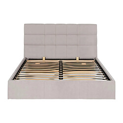 Acheter Lit coffre 180 x 200 cm - Tissu - Beige + Matelas - ELIAVA de Pascal Morabito