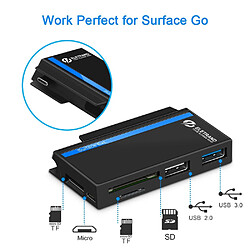 Wewoo HUB RT-SGO727 Hub d'interface USB 3.0 + USB 2.0 + Micro USB pour Microsoft Surface Goavec 2 logements carte SD et SD