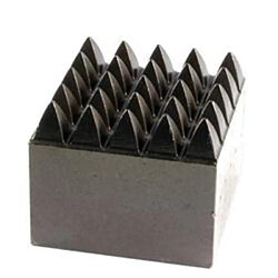 Boucharde carrée au carbure dimension 60x60mm à 25 dents pour porte-outil 1618609003 BOSCH 1618623205 