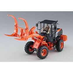 Hasegawa Maquette Véhicule Hitachi Wheel Loader Zw100-6 Log Grapple Working Machine