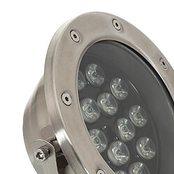 Ledkia Spot LED Fixation au Sol 12V 15W Submersible IP68 Blanc neutre 4000K