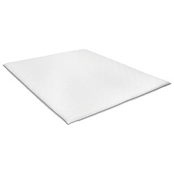 vidaXL Sur-matelas 180 x 200 cm Mousse à mémoire de forme Visco 6 cm