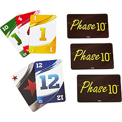 Mattel Phase 10 jeu de cartes de style rami