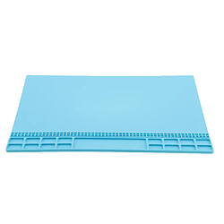 Acheter réparation de téléphone portable tapis isolation silicone pad plate-forme de maintenance bleu clair