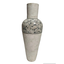 Vase de sol Romimex Blanc Gris Terre cuite 34 x 100 x 34 cm