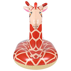 Avis Airmyfun Bouée Gonflable XXL Chevauchable, Piscine &amp; Plage, Flotteur Deluxe - Giraffe 140x140x105cm