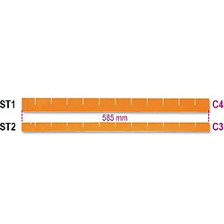 BETA Séparateurs transversaux ST1/ST2 (st1 = c4-c2 - h.80 mm - 088880311)