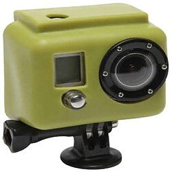 XSories Hooded Silicon Cover HD Housse de protection en silicone pour GoPro avec écran LCD Vert pomme