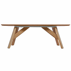 Atmosphera, Createur D'Interieur Table basse scandi Awen - L. 120 x H. 42 cm - Marron