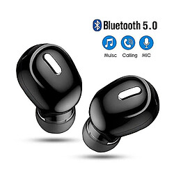 Universal Casque bluetooth 5.0 casque sport jeux casque avec micro casque gratuit bouchon d'oreille stéréo 