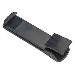 vhbw Clip à ceinture compatible avec Icom IC-F11, IC-F11S, IC-F21, IC-F21BR appareil radio - plastique, noir